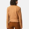Women’s Peaches Suede Biker Style Jacket By Leathermoto