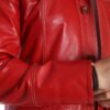 Fight Club (Tyler Durden) Mayhem Red Leather Jacket (2)