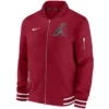 Arizona-Diamondbacks-Nike-Full-Zip-Bomber-Varsity-Red-Jacket-LeatherMoto