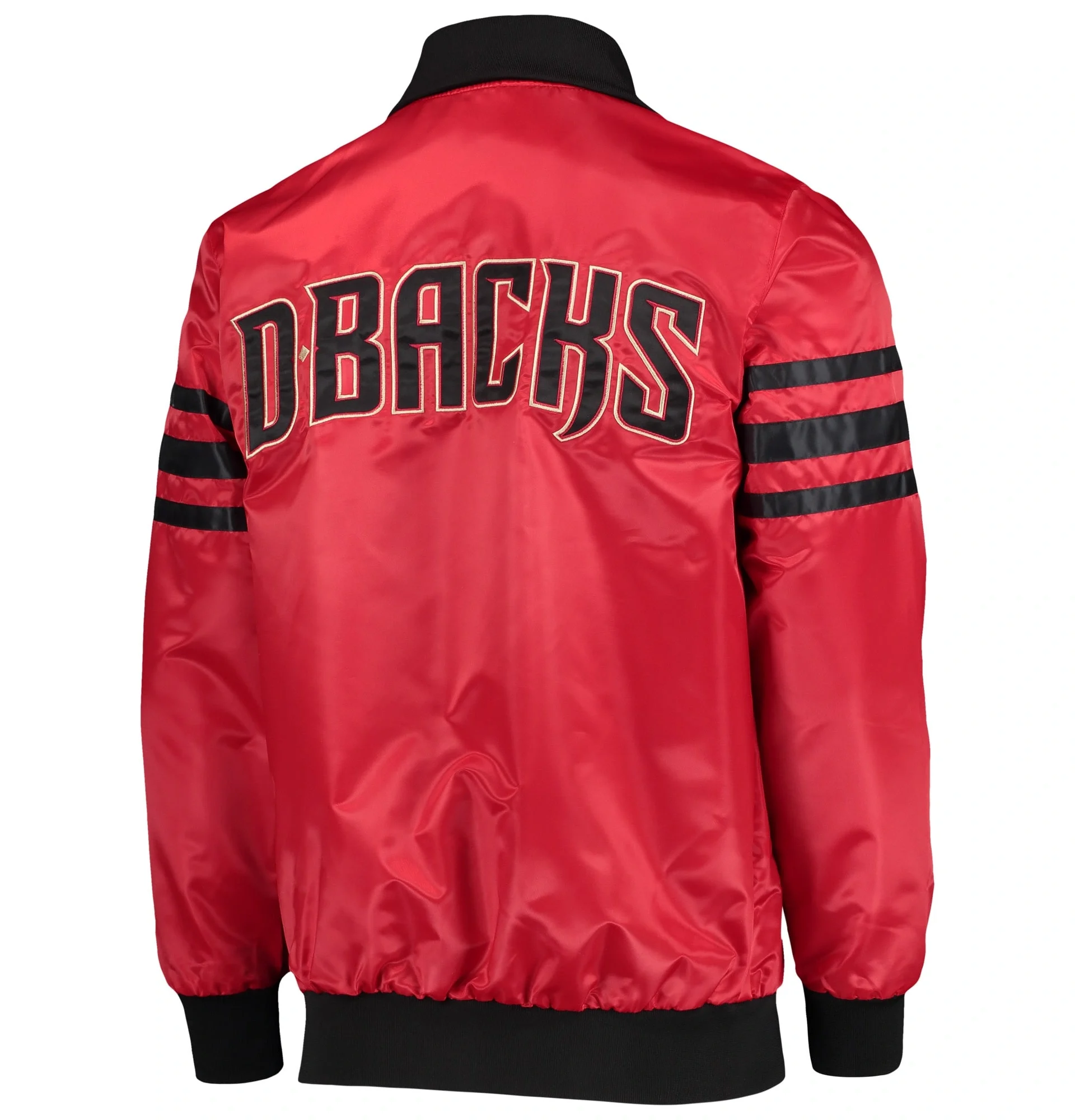 Arizona-Diamondbacks-The-Captain-II-Full-Zip-Satin-Varsity-Red-Jacket-LeatherMoto