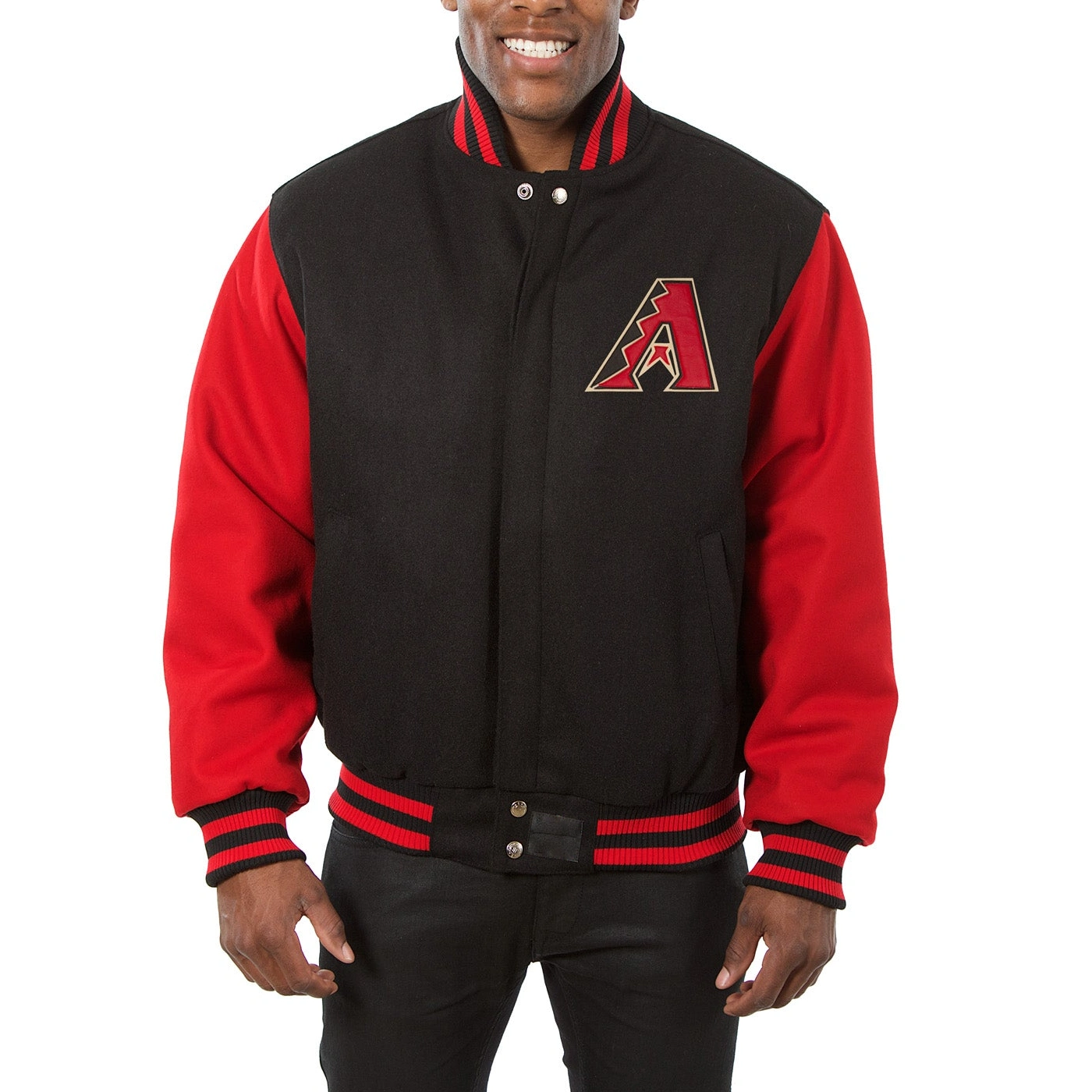 Arizona-Diamondbacks-Two-Tone-Wool-Varsity-Jacket-Black-Red-1