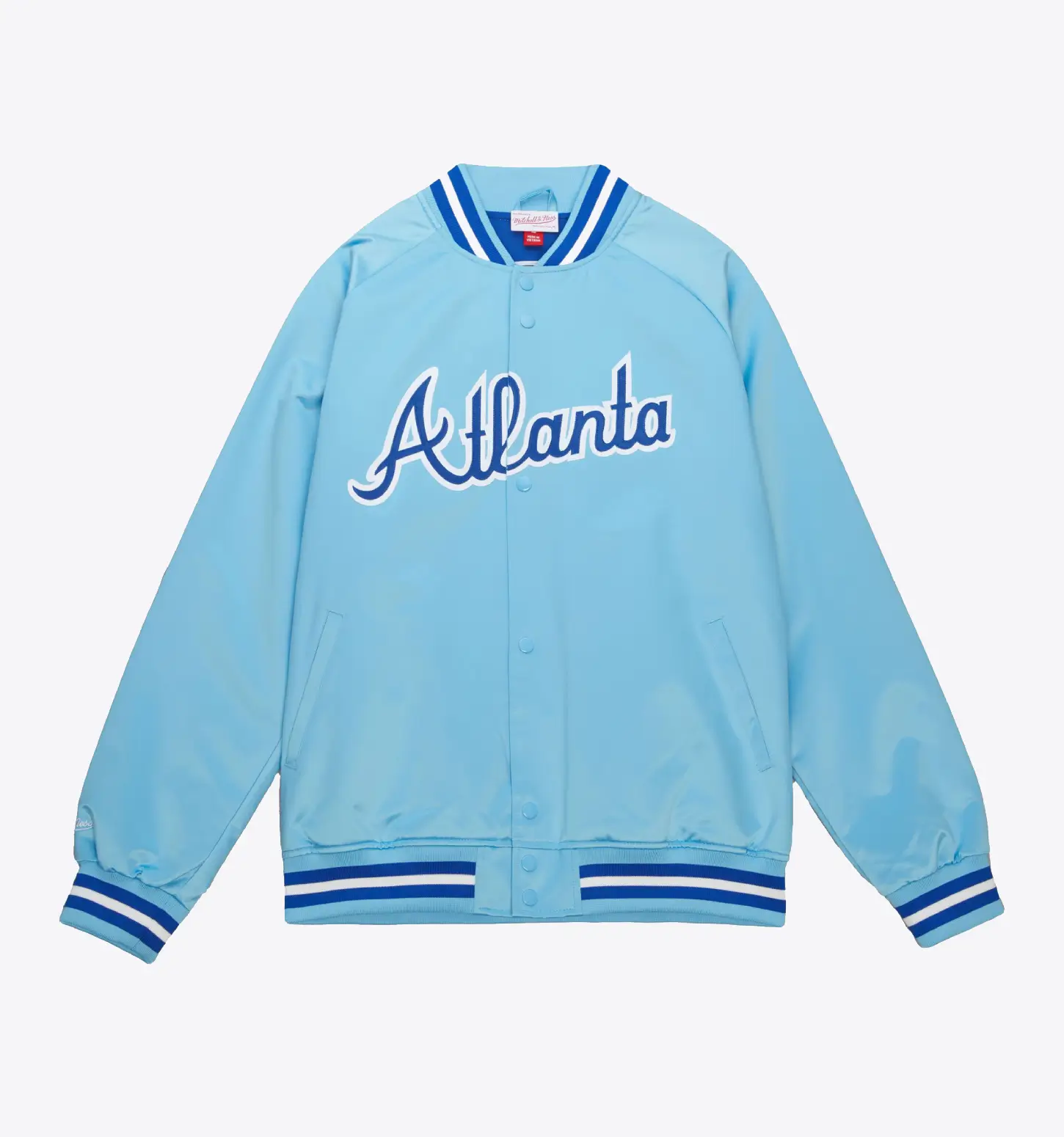 01-Double-Clutch-Lightweight-Satin-Jacket-Atlanta-Braves leather moto 1