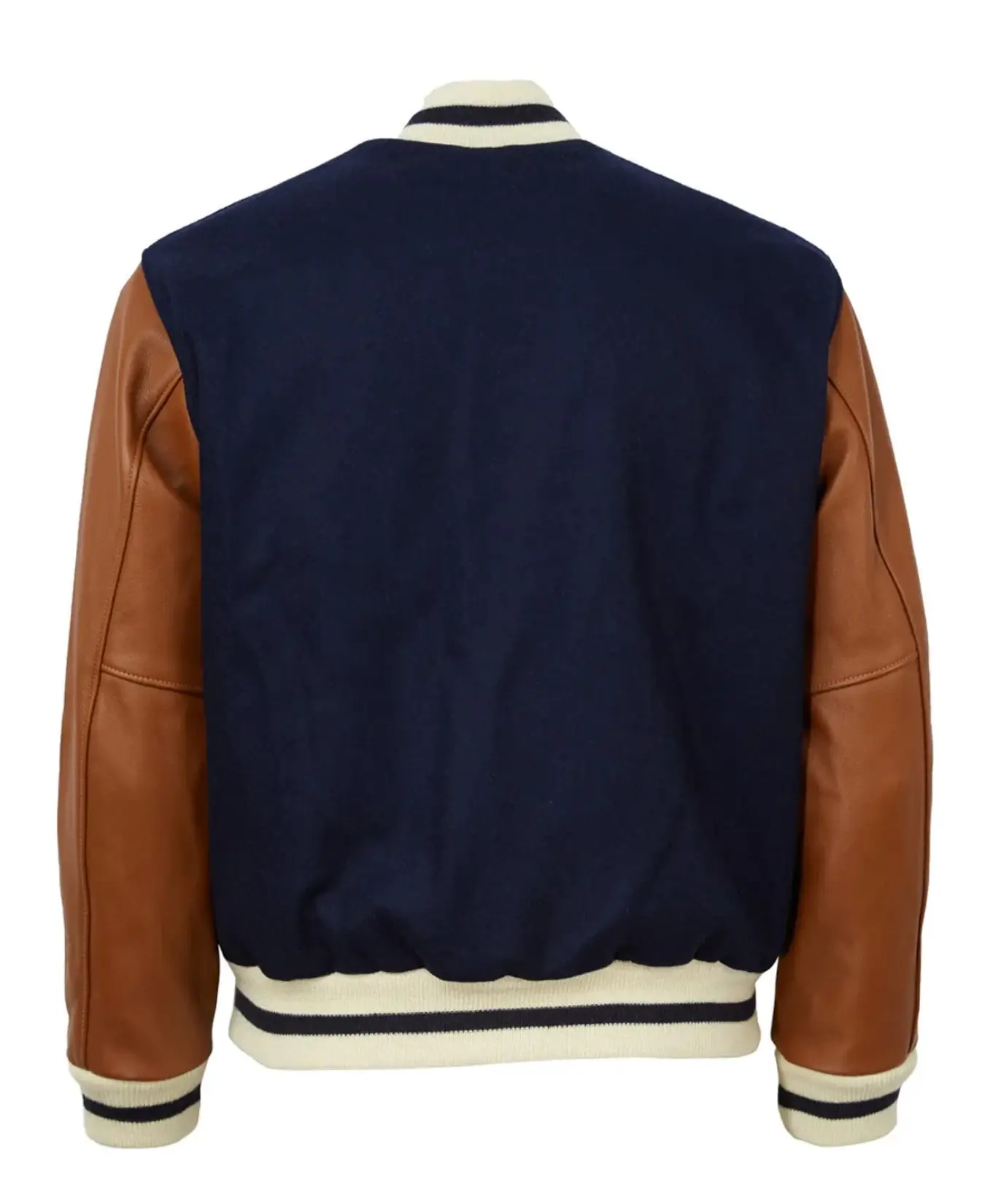 2-New-York-Black-Yankees-1940-Authentic-Navy-Brown-Jacket leather moto 2