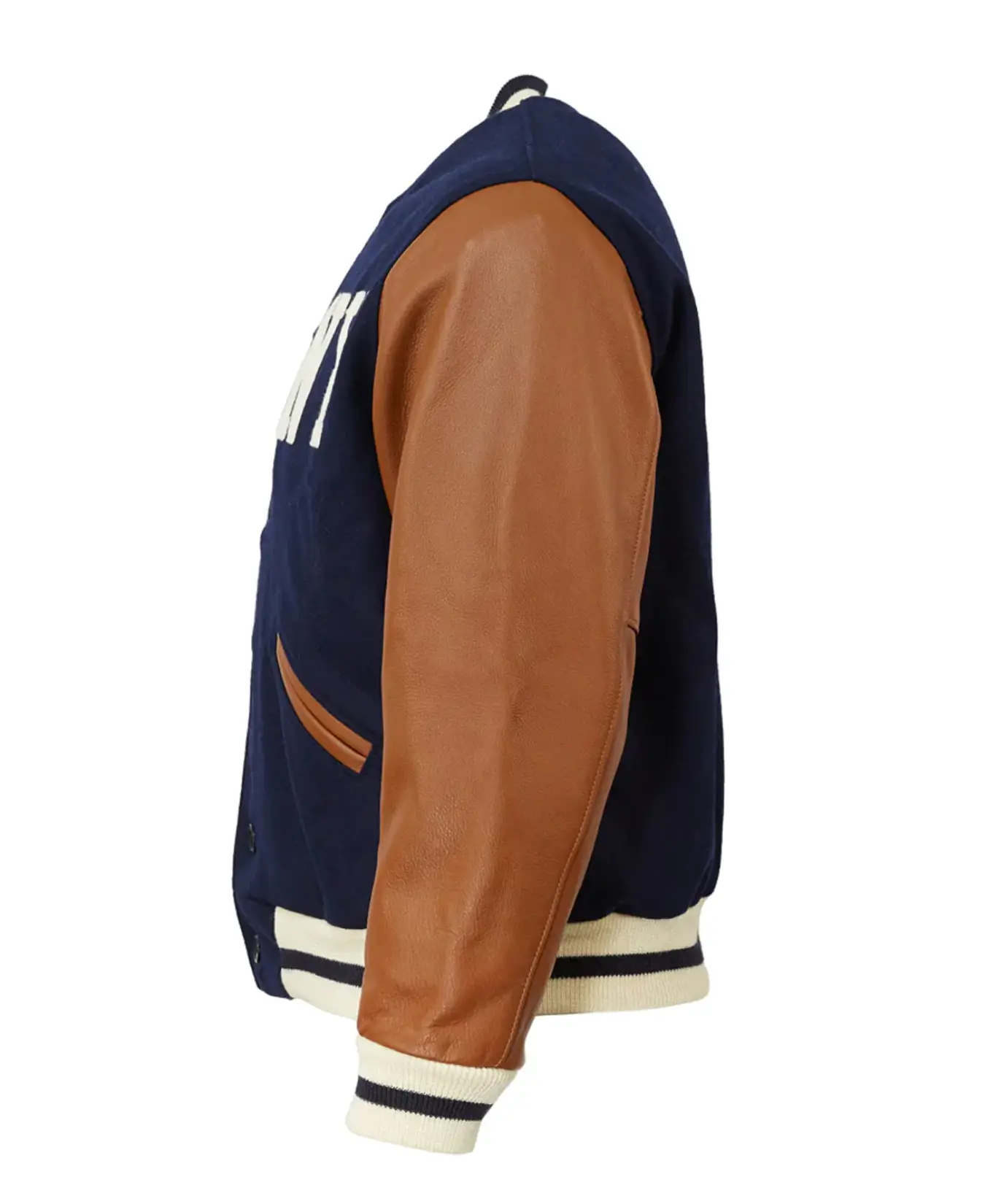 3-New-York-Black-Yankees-1940-Authentic-Navy-Brown-Jacket leather moto 3