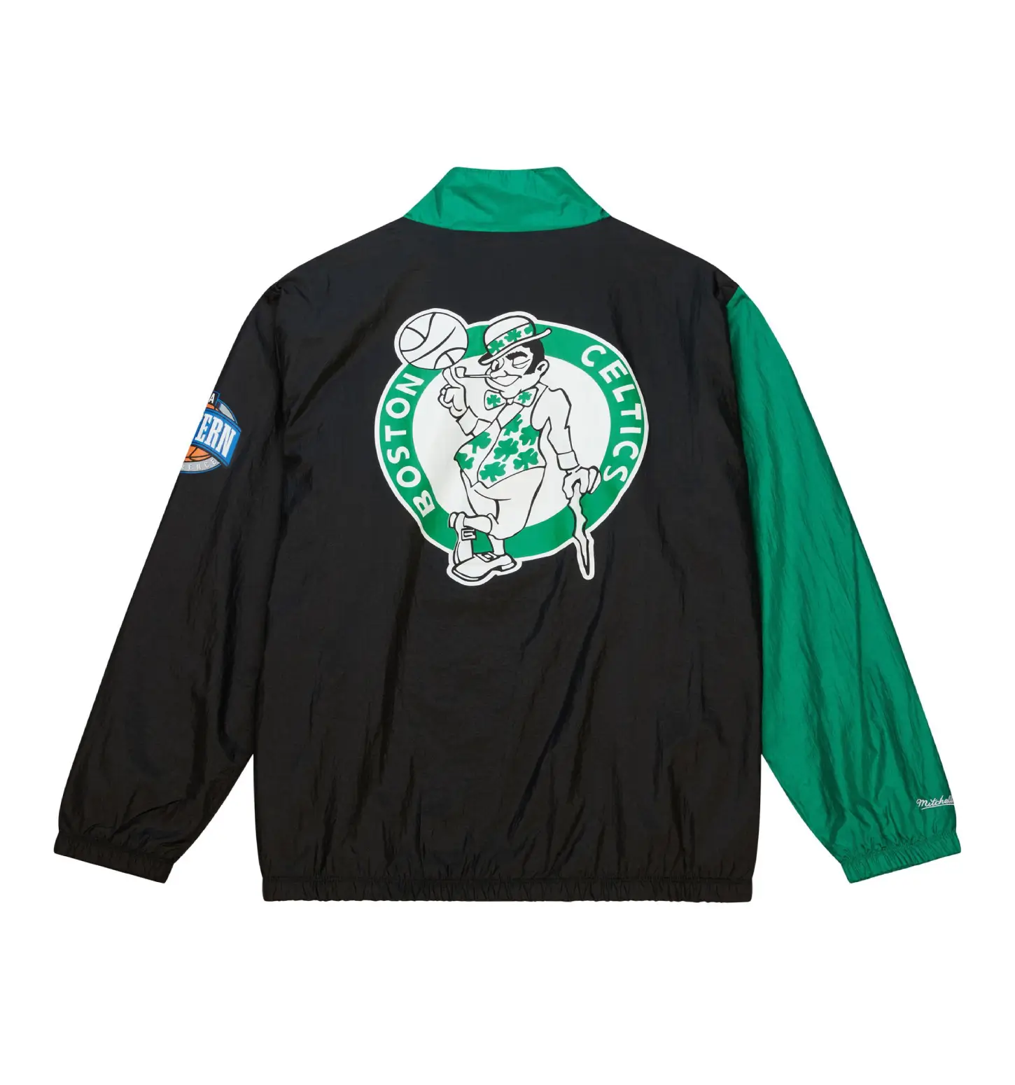 Arched-Retro-Lined-Windbreaker-Boston-Celtics-LeatherMoto