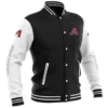 Arizona-Diamondbacks-Baseball-Full-Snap-Black-Wool-Varsity-Jacket-leather moto 1