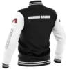 Arizona Diamondbacks Full Snap Wool Varsity Jacket Red White - Image 6