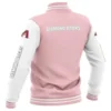 Arizona-Diamondbacks-Baseball-Team-Players-Wool-Varsity-Jacket-Pink-White-leather moto5