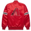 Arizona-Diamondbacks-Classic-Rib-Knitted-Full-Snap-Satin-Varsity-Red-Jacket-leather moto2