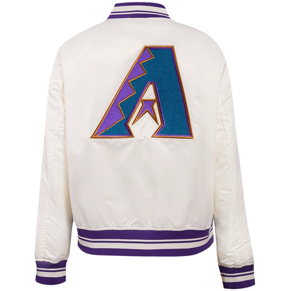 Arizona-Diamondbacks-Retro-Classic-Rib-Knitted-Satin-Varsity-Jacket-leather moto 2