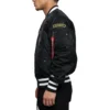 Arizona-Diamondbacks-Reversible-Full-Zip-Bomber-Black-Varsity-Jacket-leather moto 4
