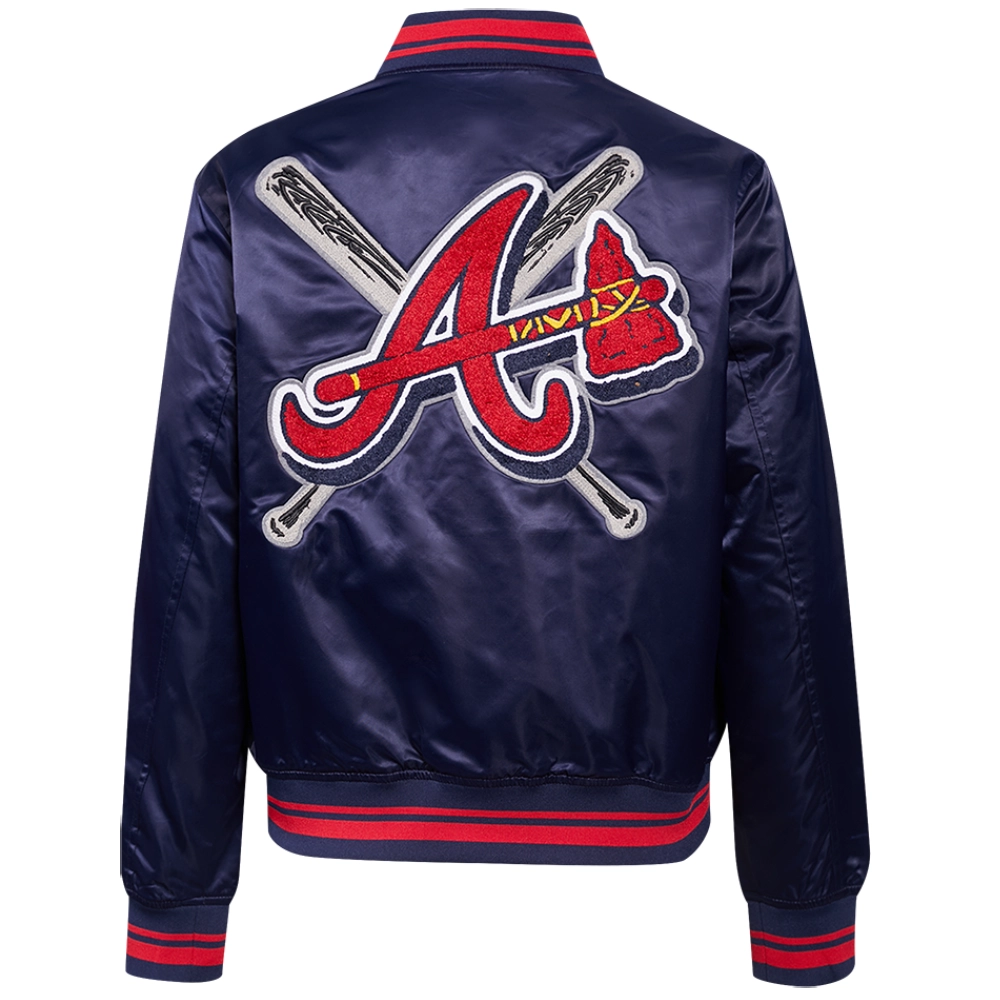 Atlanta-Braves-Mashup-Womens-Rib-Satin-Varsity-Navy-Jacket-LeatherMoto