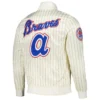 Atlanta-Braves-Pro-Standard-Cooperstown-Pinstripe-Retro-Classic-Satin-Varsity-Jacket-leather moto 2
