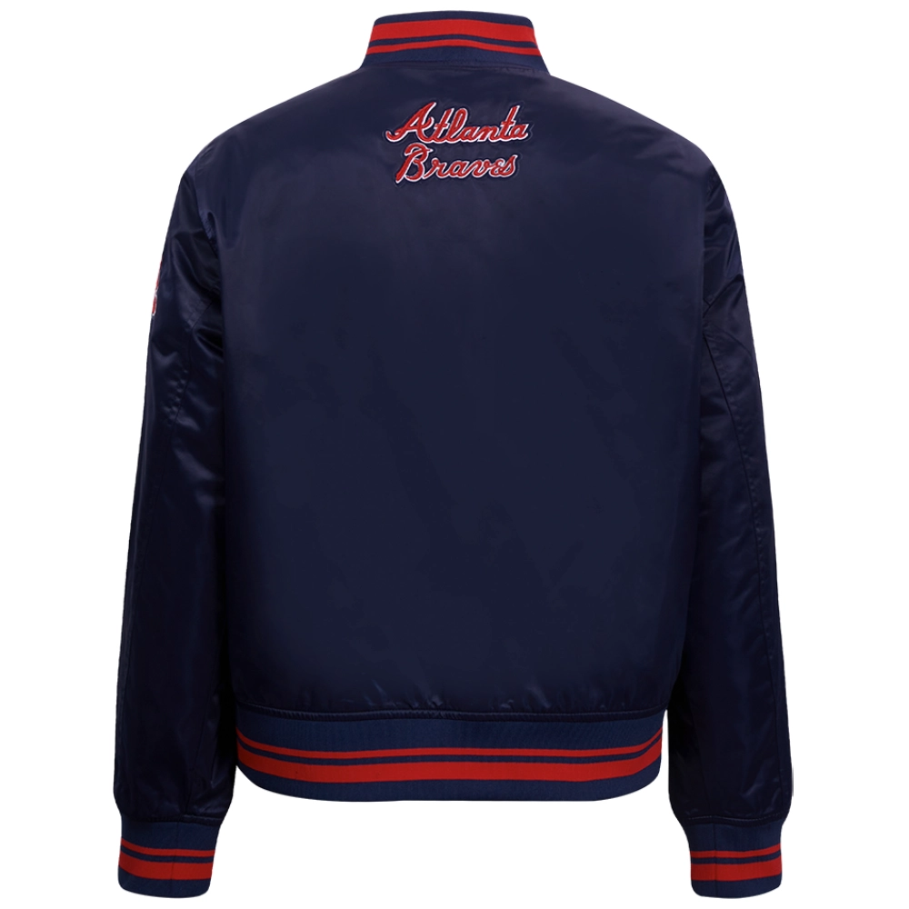 Atlanta-Braves-Pro-Standard-Womens-Full-Snap-Satin-Varsity-Jacket-leather moto2
