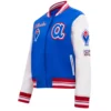 Atlanta-Braves-Pro-Standard-Womens-Wool-Leather-Varsity-Jacket-leather moto 3