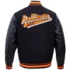 Baltimore Orioles Baseball Team Players Wool Leather Varsity Jacket - Image 2