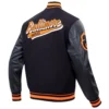 Baltimore Orioles Baseball Team Players Wool Leather Varsity Jacket - Image 4