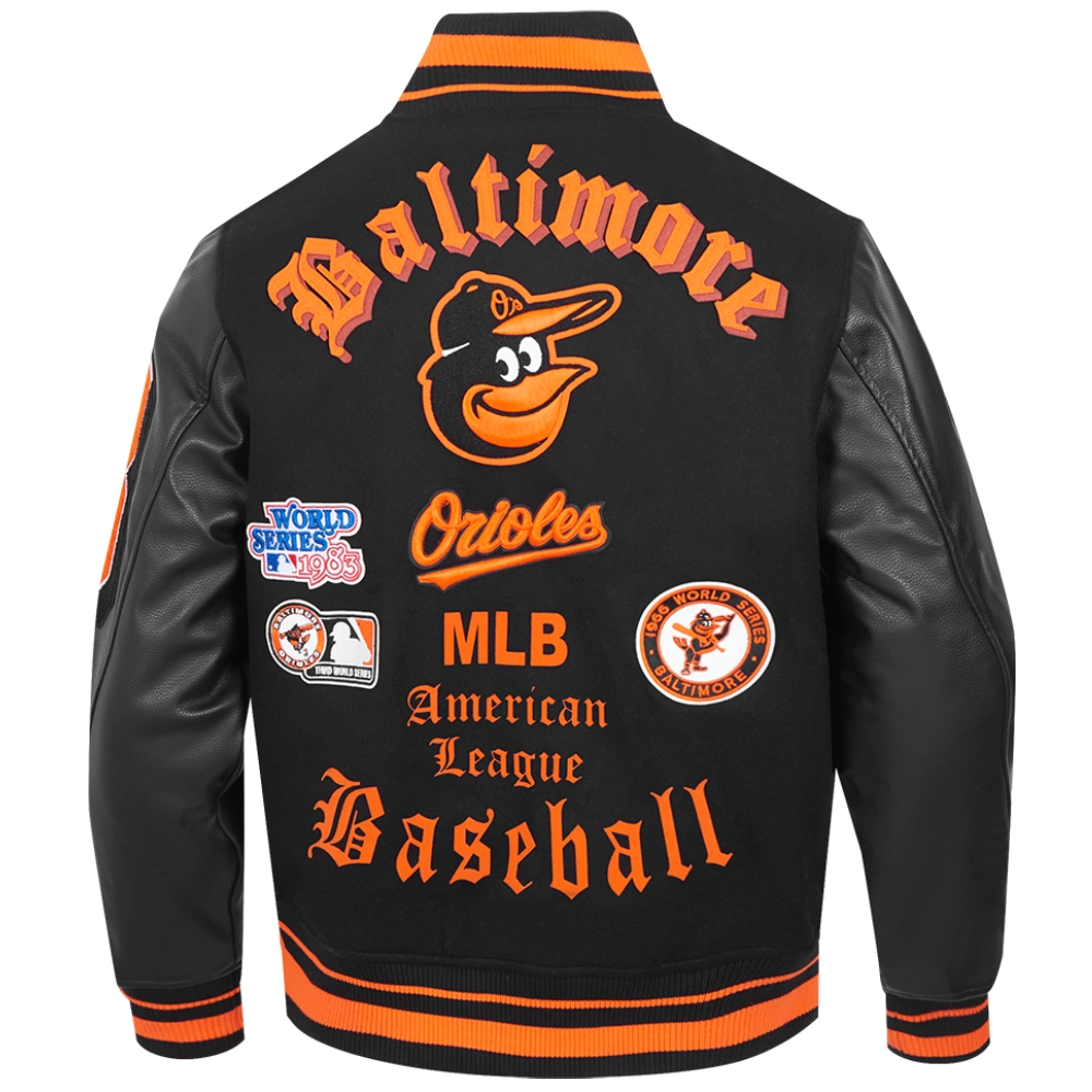 Baltimore-Orioles-Classic-Old-English-Black-Wool-Leather-Varsity-Jacket-leather moto 2