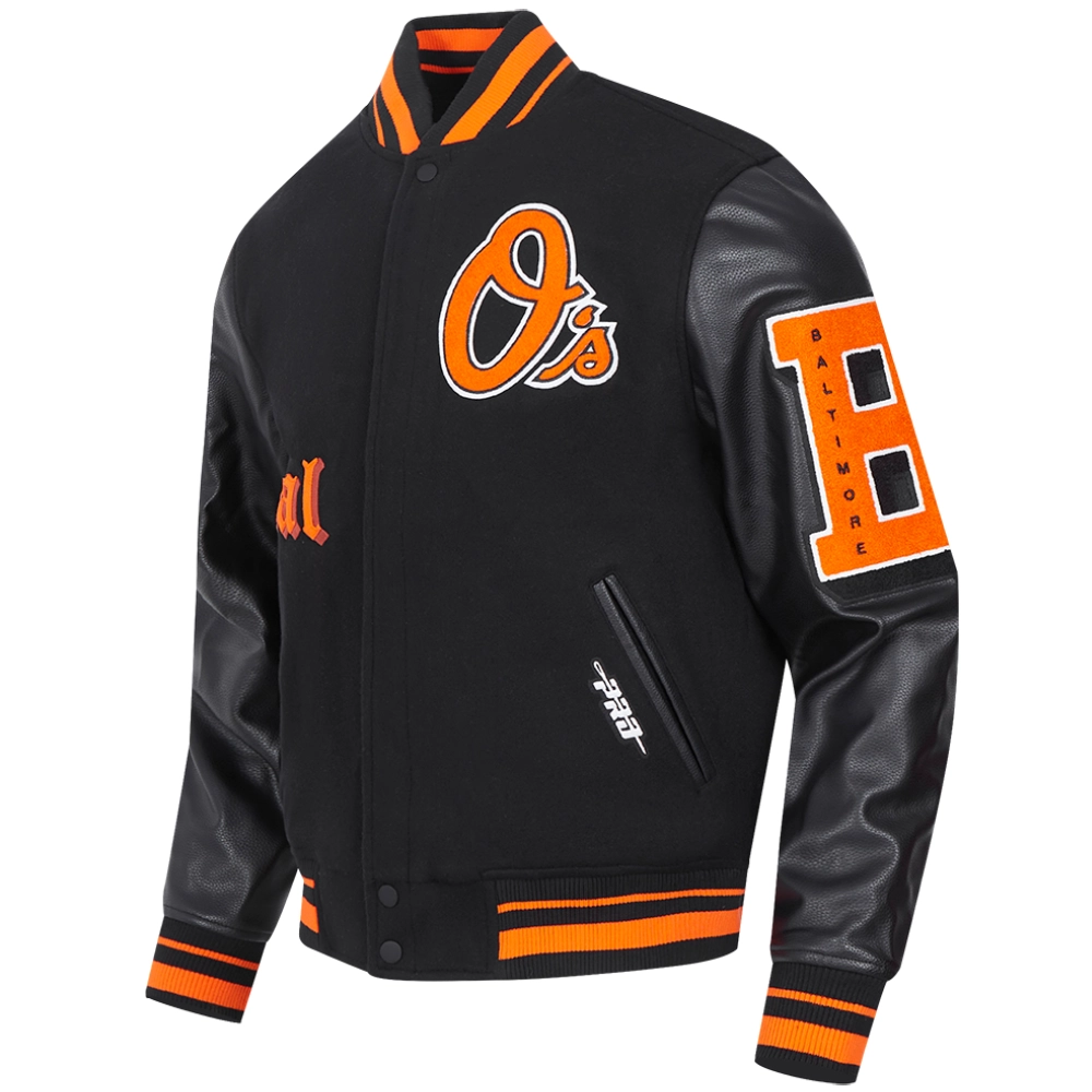 Baltimore-Orioles-Classic-Old-English-Black-Wool-Leather-Varsity-Jacket-leather moto 4
