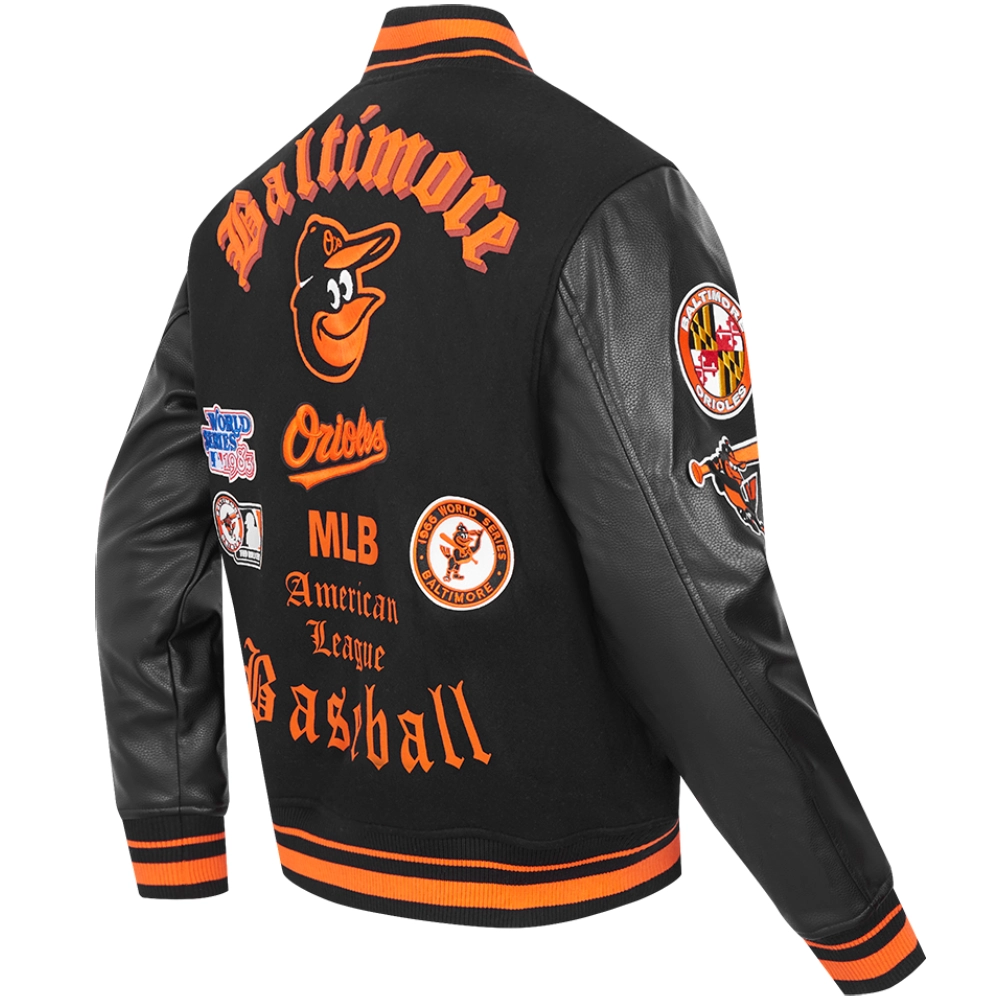 Baltimore-Orioles-Classic-Old-English-Black-Wool-Leather-Varsity-Jacket-leather moto 5