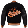 Baltimore-Orioles-Full-Snap-Black-Wool-Leather-Varsity-Jacket-LeatherMoto (2)