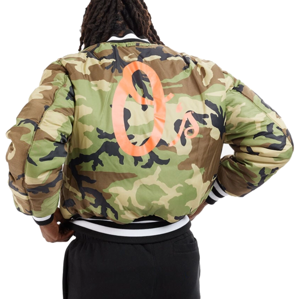 Baltimore-Orioles-MA-1-Full-Zip-Bomber-Varsity-Reversible-Jacket-leather moto 4