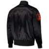Baltimore-Orioles-Pro-Standard-Black-Wordmark-Full-Snap-Satin-Varsity-Jacket-leather moto 2