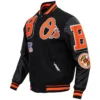 Baltimore-Orioles-Pro-Standard-Mashup-Rib-Knitted-Wool-Leather-Varsity-Jacket-leather moto 3