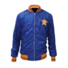 Baseball-Team-Houston-Astros-Sequin-Blue-Jacket-leather moto 1
