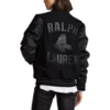 Boston-Red-Sox-Full-Snap-Black-Wool-Blend-Leather-Varsity-Jacket-leather 3-2