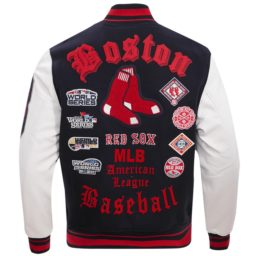 Boston-Red-Sox-Pro-Standard-Classic-Wool-Leather-Varsity-Jacket-leather moto 2