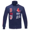 Boston-Red-Sox-Pro-Standard-Full-Zip-Stand-Up-Collar-Polyester-Varsity-Jacket-leather moto1