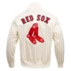 Boston-Red-Sox-Pro-Standard-Retro-Classic-Full-Snap-Satin-Varsity-Cream-Jacket-lether moto 2
