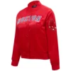 Boston-Red-Sox-Pro-Standard-Rib-Knitted-Full-Snap-Satin-Varsity-Red-Jacket-leather moto 3