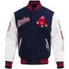 Boston-Red-Sox-Pro-Standard-Script-Tail-Rib-Knitted-Wool-Leather-Varsity-Jacket-leather moto1