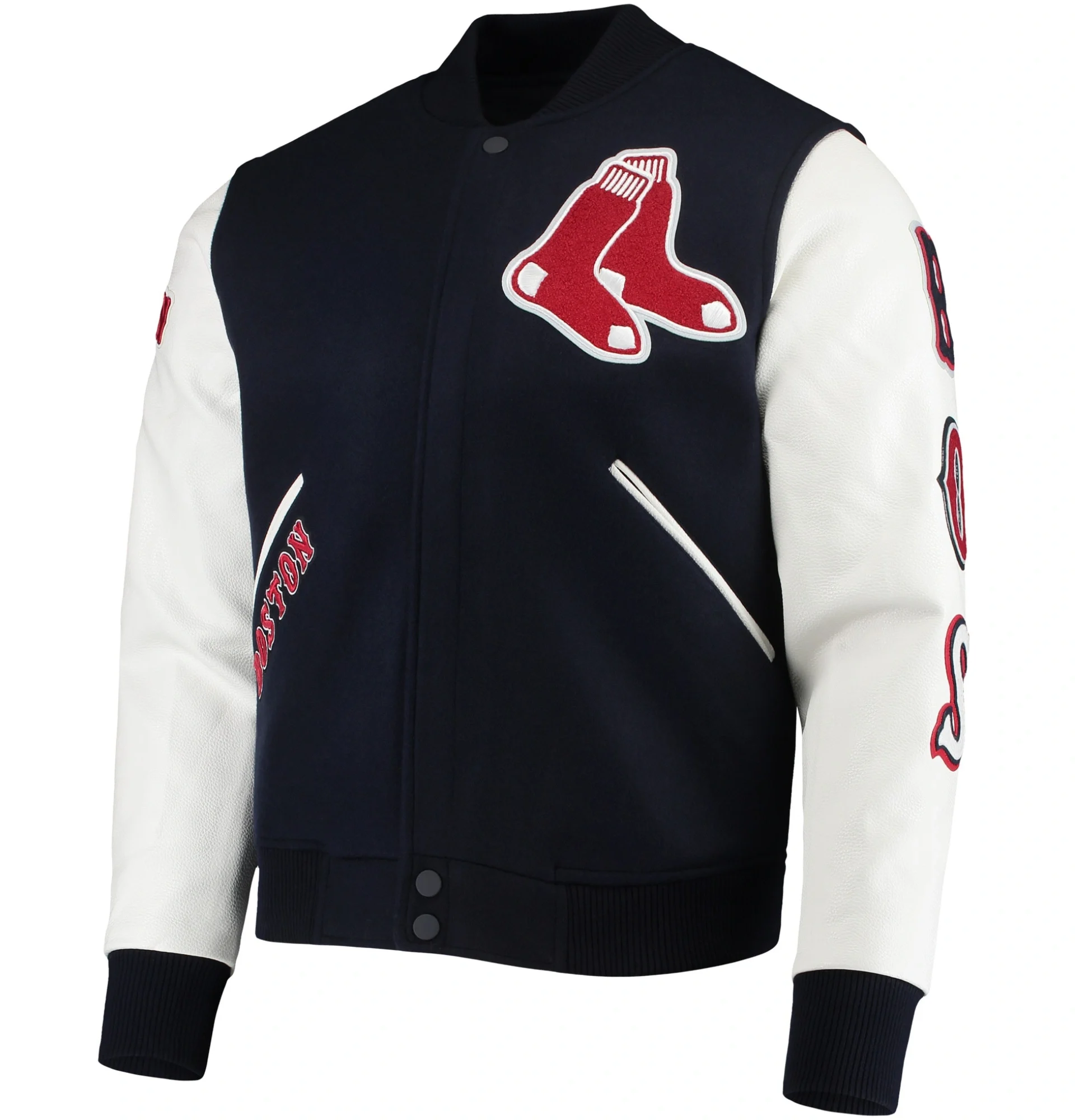 Boston-Red-Sox-Pro-Standard-Wool-Leather-Varsity-Jacket-Navy-White-leather moto1