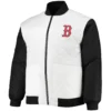 Boston-Red-Sox-Reversible-Full-Zip-Satin-Varsity-Jacket-White-Black-leather moto1