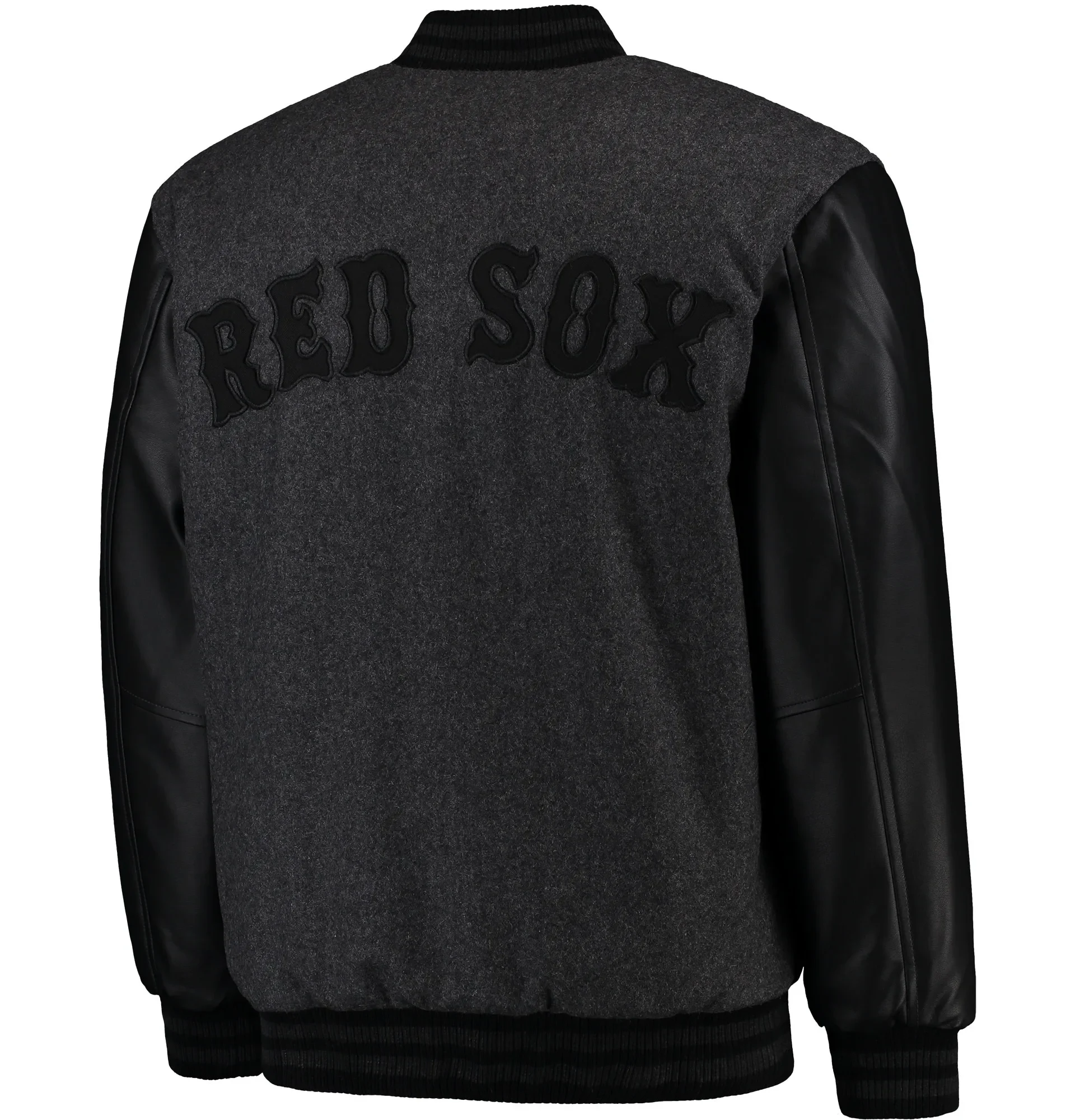 Boston-Red-Sox-Reversible-Wool-Leather-Varsity-Jacket-leather moto 2