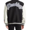 Brooklyn Nets Block Letter Wool Varsity Jacket - Image 2