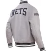 Brooklyn-Nets-Pro-Standard-Heather-Crest-Emblem-Full-Snap-Gray-Varsity-Jacket-LeatherMoto