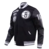 Brooklyn-Nets-Retro-Classic-Rib-Black-Wool-Leather-Varsity-Jacket-LeatherMoto