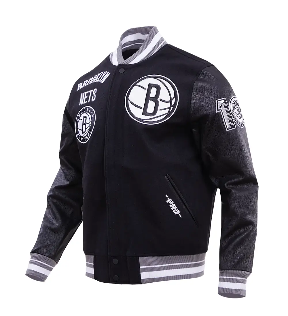 Brooklyn-Nets-Retro-Classic-Rib-Black-Wool-Leather-Varsity-Jacket-LeatherMoto