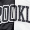 Brooklyn Nets Starter Fast Break Varsity Jacket Satin - Black/White - Image 3