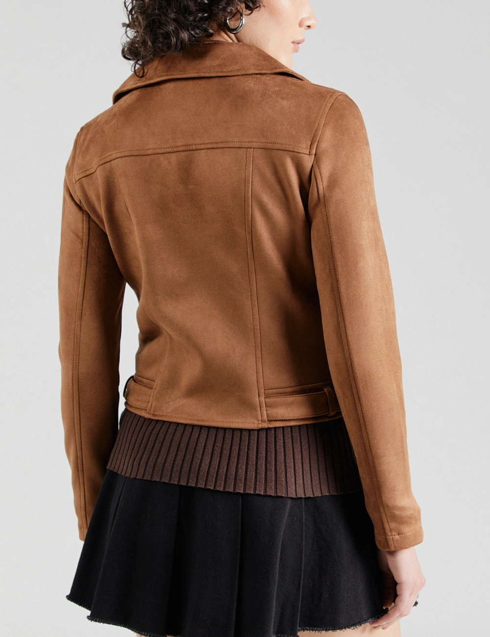 Caramel Shield Women Leather Moto Jacket (6)
