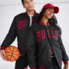 Chicago-Bulls-Bomber-Couple-Black-Varsity-Jacket-LeatherMoto