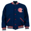 Chicago-Cubs-1954-Authentic-Wool-Varsity-Jacket-leather moto 1