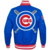 Chicago-Cubs-Full-Snap-Satin-Varsity-Blue-Jacket-leather moto 2