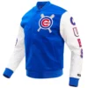 Chicago-Cubs-Full-Snap-Wool-Leather-Blended-Logo-Varsity-Jacket- leather moto 3