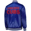 Chicago-Cubs-Starter-Patches-Full-Snap-Satin-Varsity-Blue-Jacket-leather moto 2