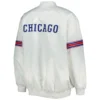 Chicago-Cubs-Starter-White-Power-Forward-Full-Snap-Satin-Varsity-Jacket-lether moto 2